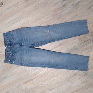Madewell The Perfect Vintage Crop Jean sz 26